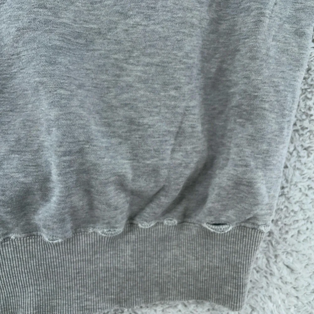 Distressed Vintage Adidas Hoodie‎ Mens XL Gray Raglan Pullover Sweatshirt